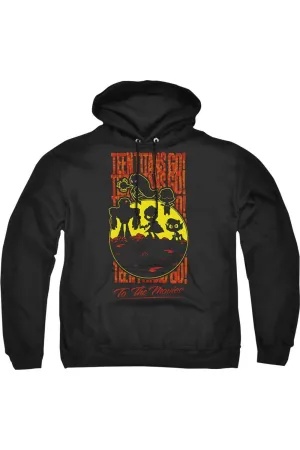 Teen Titans Go To The Movies Titans Silhouette Adult Pull Over Hoodie / Hooded Sweatshirt