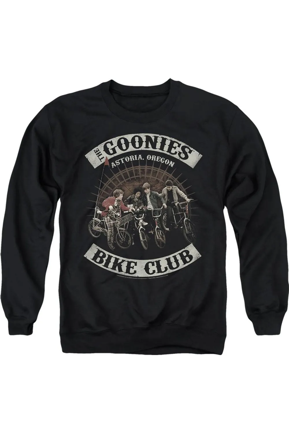 The Goonies Bike Club Adult Crewneck Sweatshirt