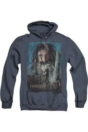 The Hobbit Bifur Adult Heather Hoodie / Hooded Sweatshirt