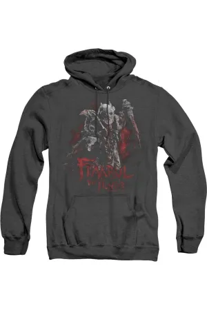 The Hobbit Fimbul The Hunter Adult Heather Hoodie / Hooded Sweatshirt