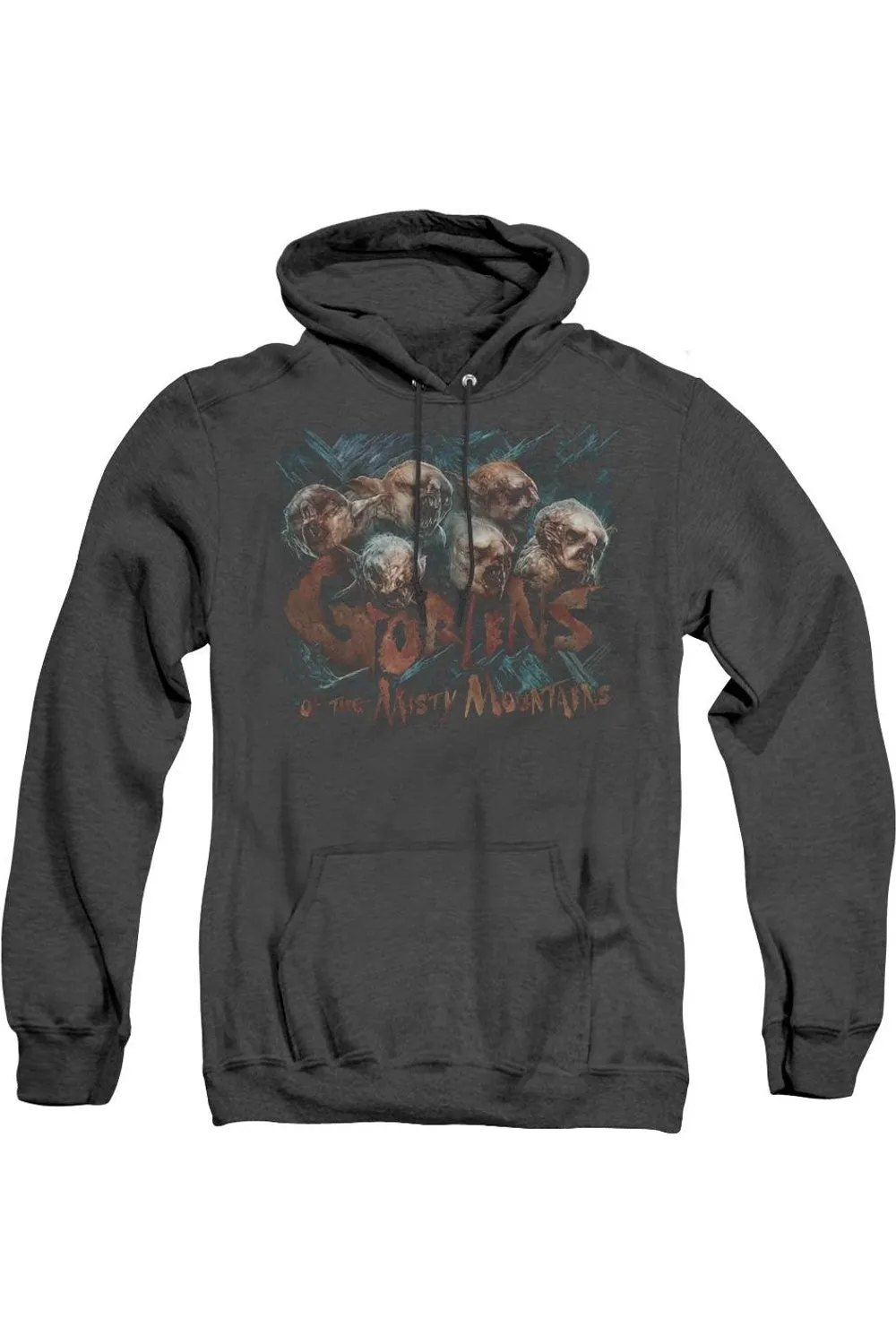 The Hobbit Misty Goblins Adult Heather Hoodie / Hooded Sweatshirt