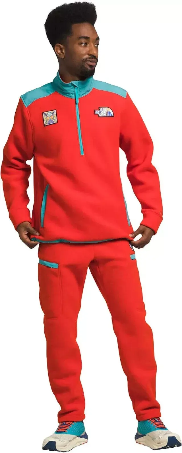 The North Face Alpine Polartec 200 NF0A7UJ8OW7 Sweatshirt Men's Red SGN1209