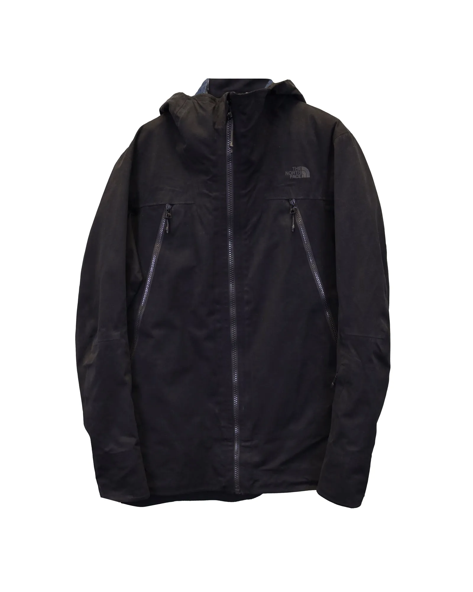 The North Face x Barney's XO Softshell Hooded Jacket in Black Polyester