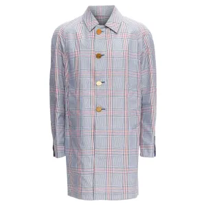 Thom E reversible classic check buttons overcoat