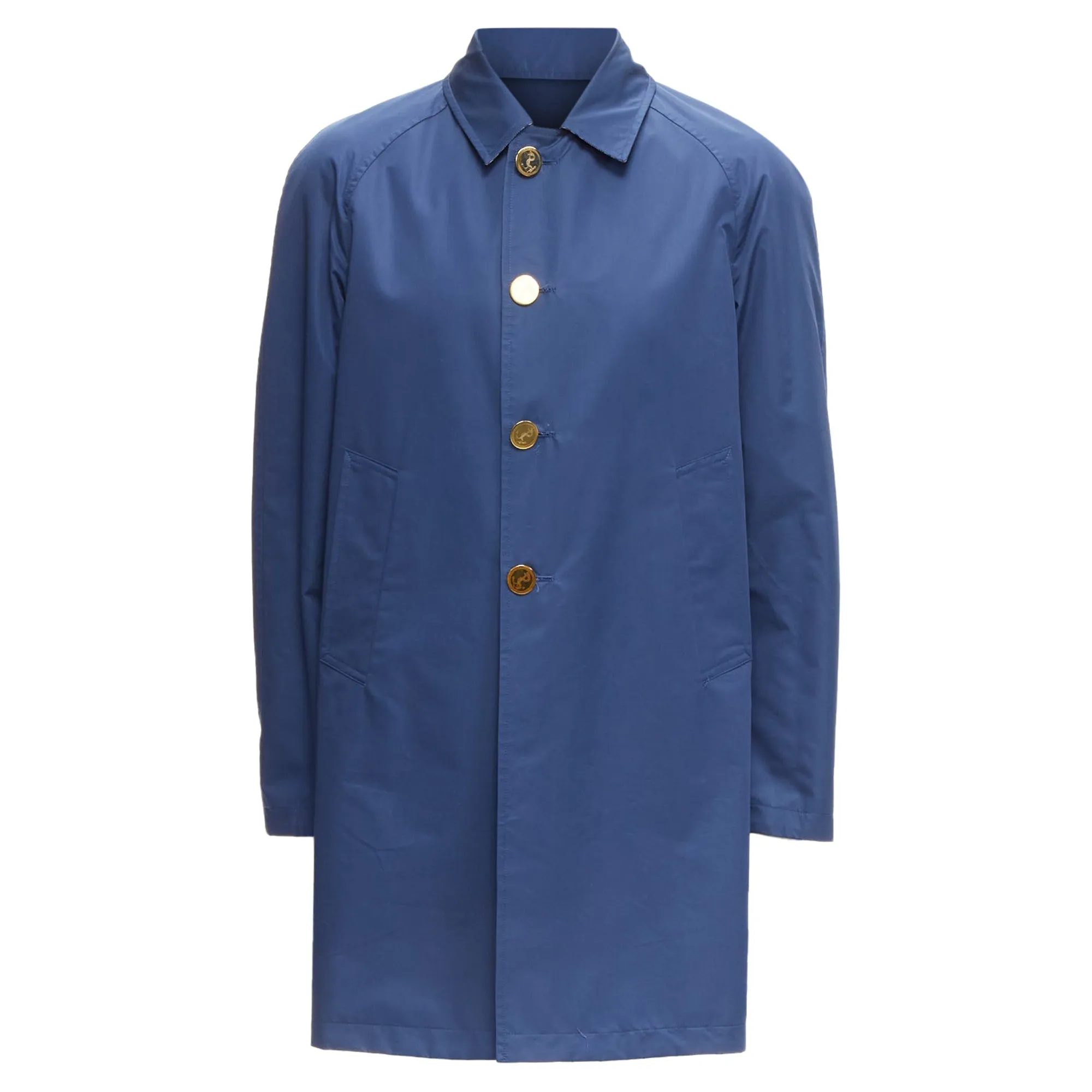 Thom E reversible classic check buttons overcoat