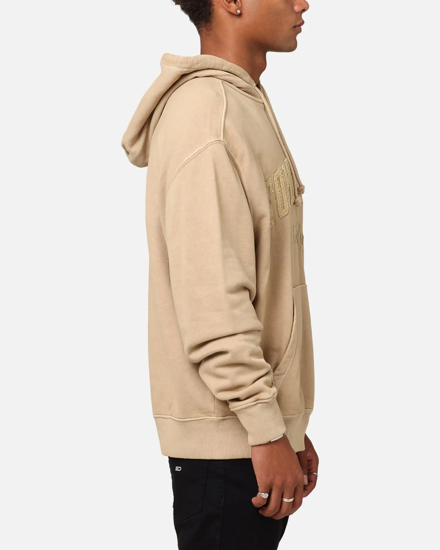 Tommy Jeans Relaxed Vintage Varsity Hoodie Tan