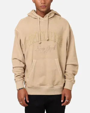 Tommy Jeans Relaxed Vintage Varsity Hoodie Tan