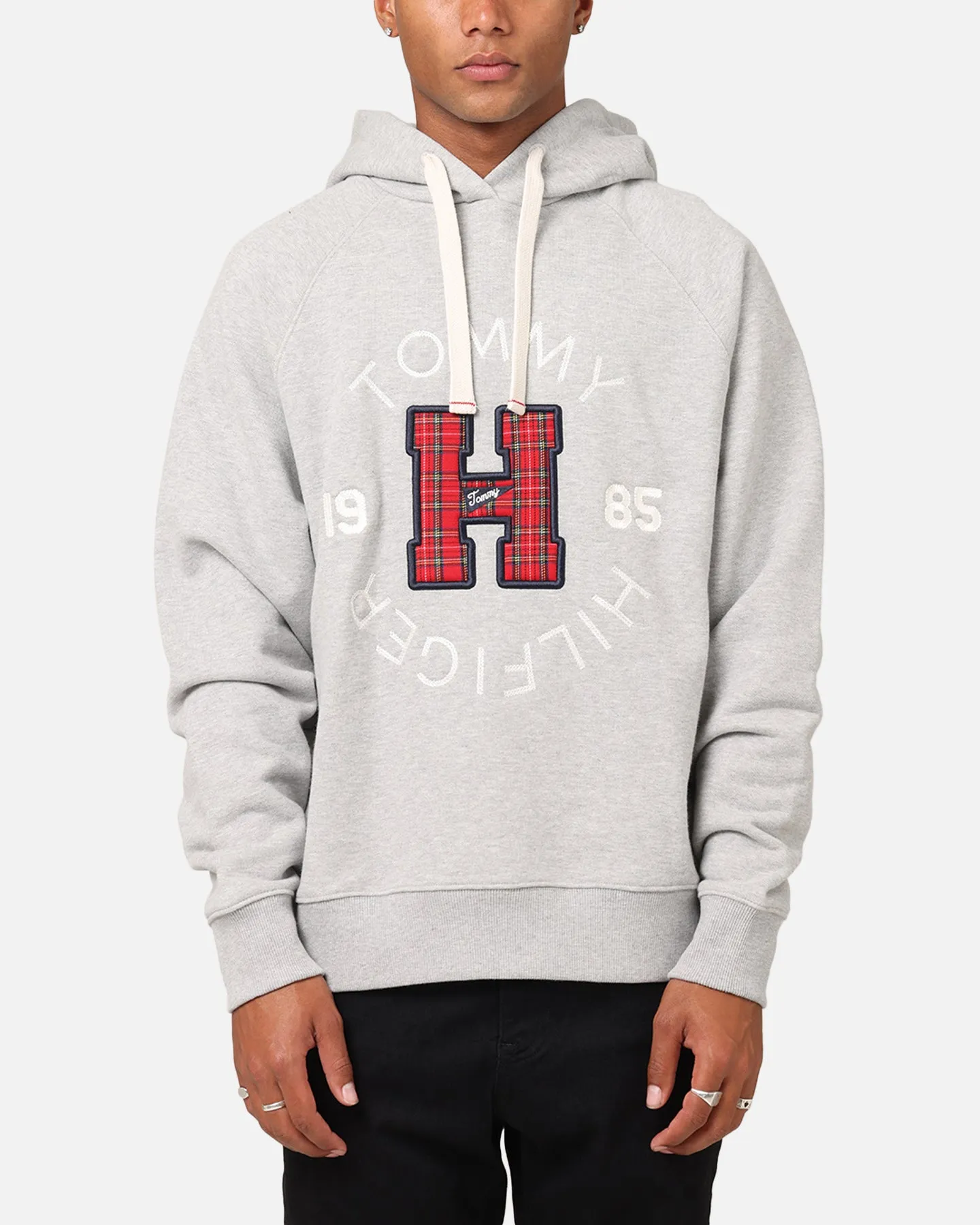 Tommy Jeans Terry Hoodie Light Grey Heat