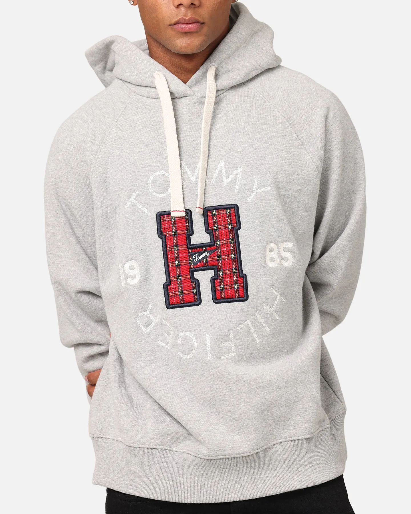 Tommy Jeans Terry Hoodie Light Grey Heat