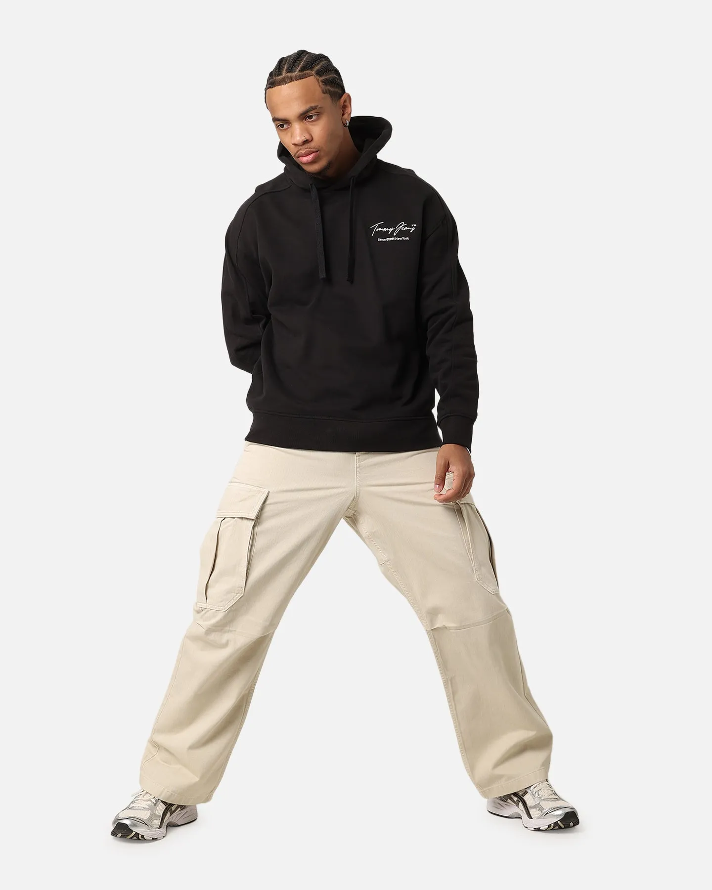 Tommy Jeans TJM Relax Washed DNA Hoodie Black