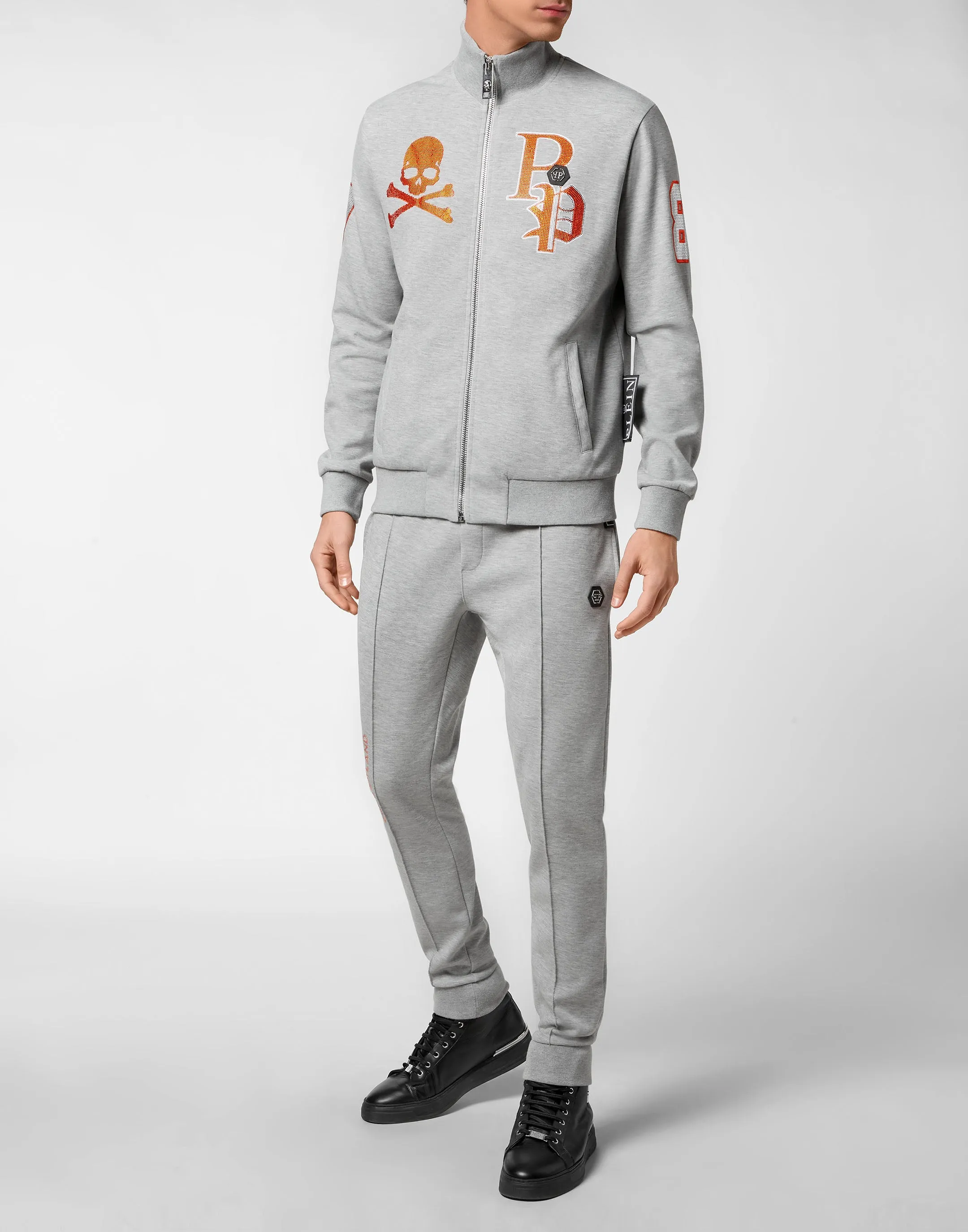 Tracksuit Top/Trousers Skull and Plein