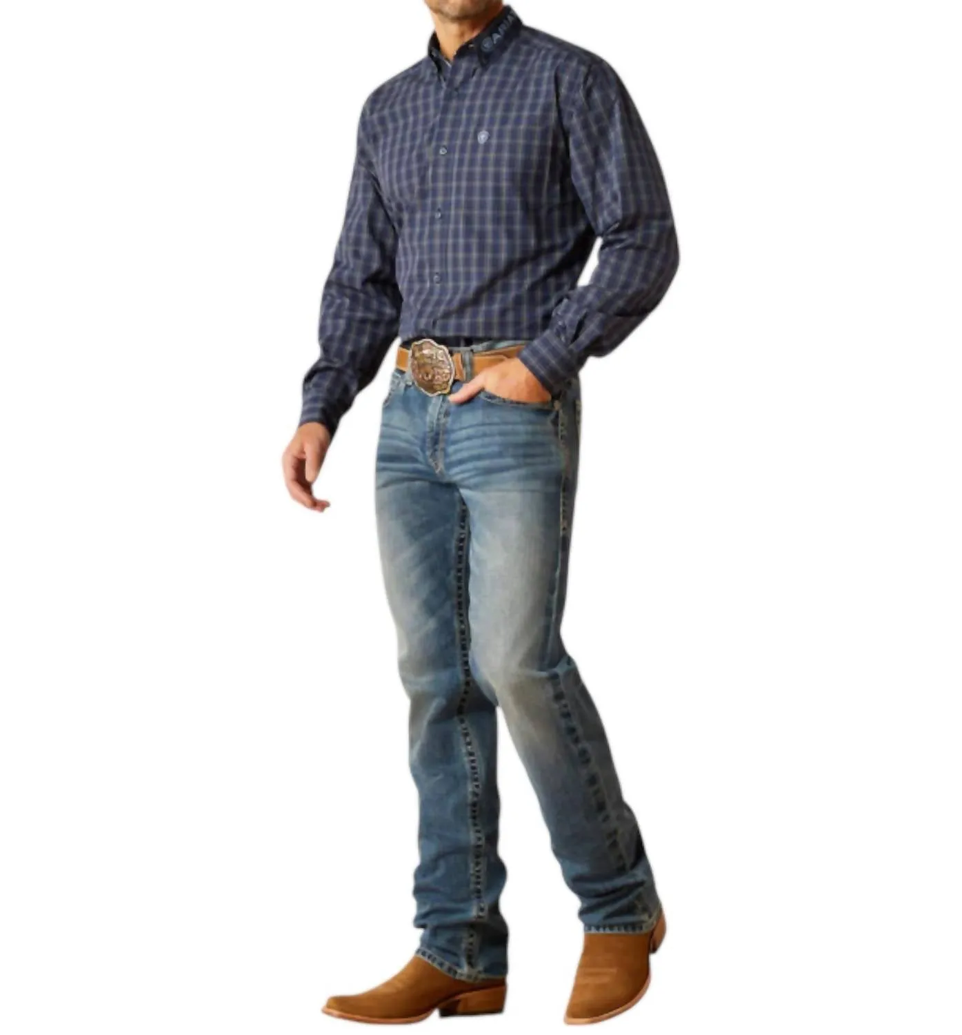 Traditional Relaxed Buster Boot Cut Jeans In Dakota