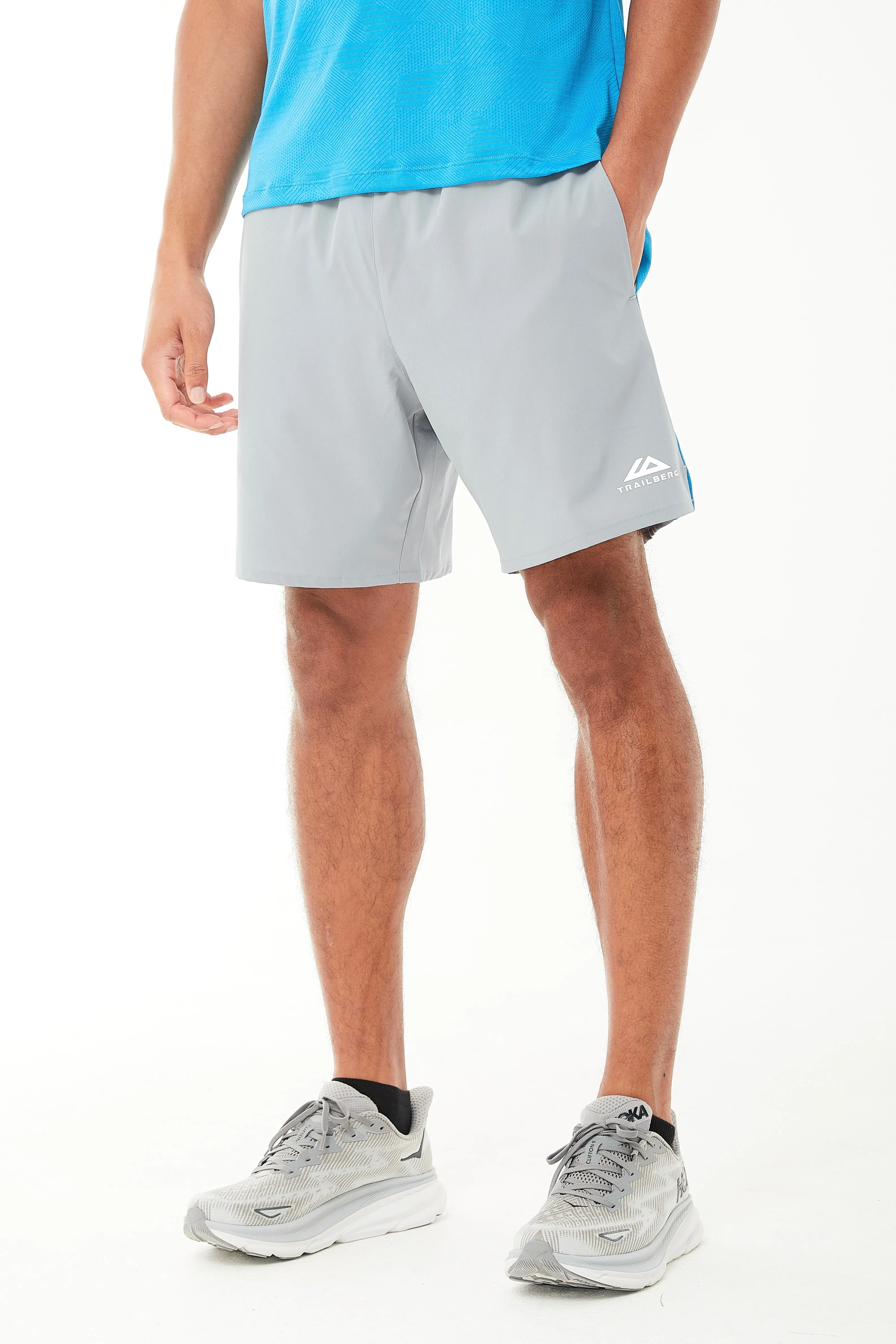 Trailberg Dimension Short - Grey / Atomic Blue