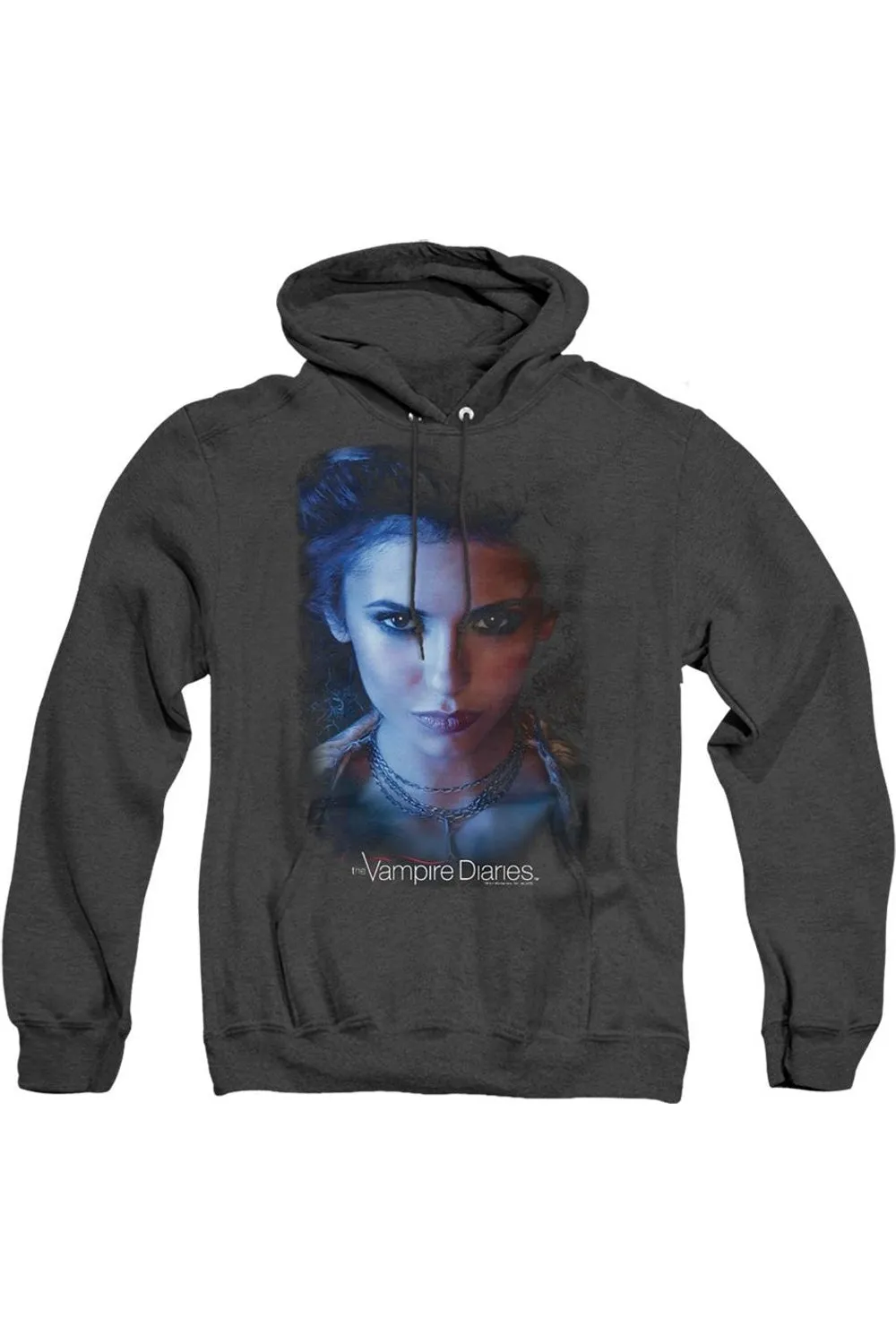 Vampire Diaries Elena Adult Heather Hoodie / Hooded Sweatshirt