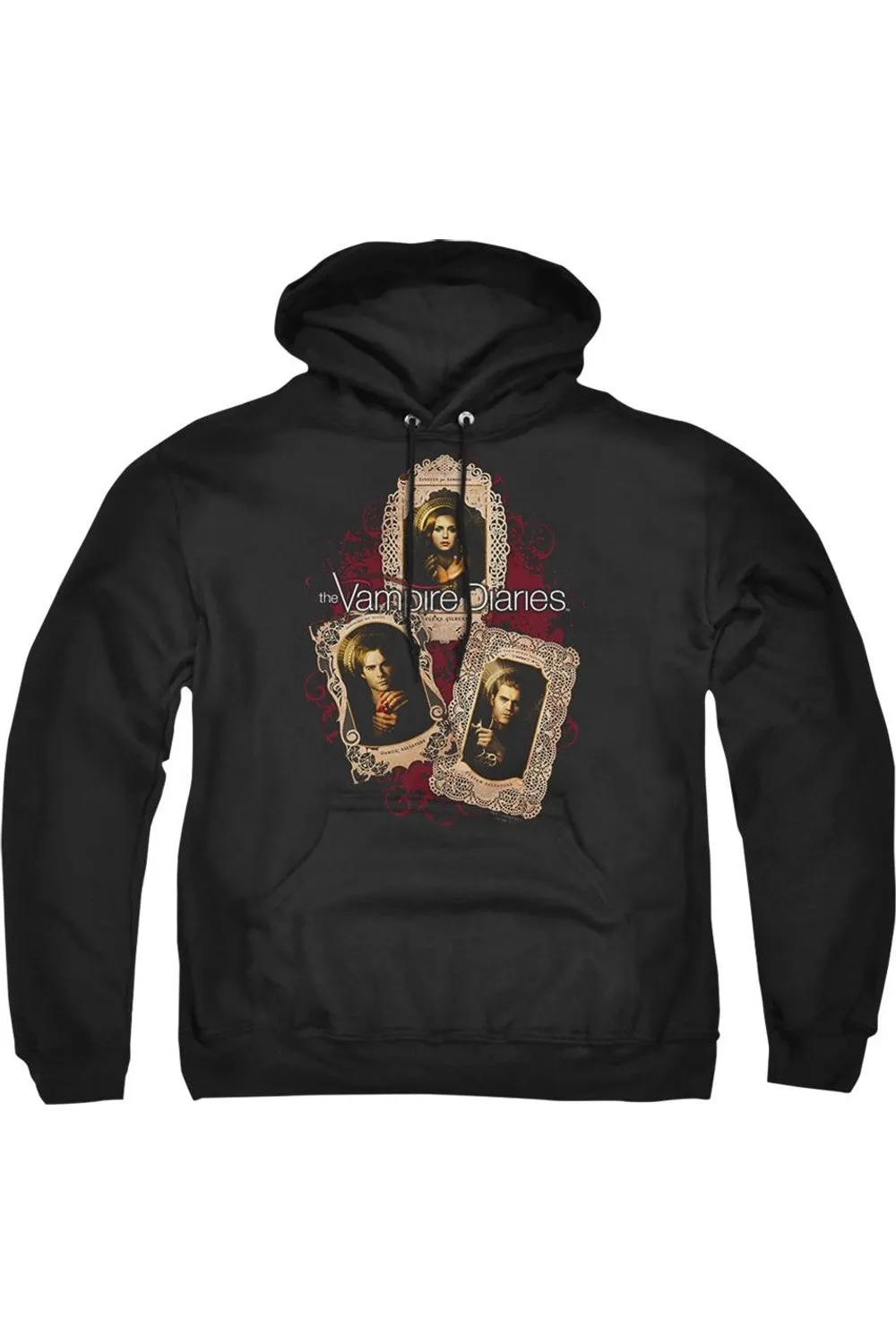 Vampire Diaries Holy Cards Adult Pull Over Hoodie / Hooded Sweatshirt