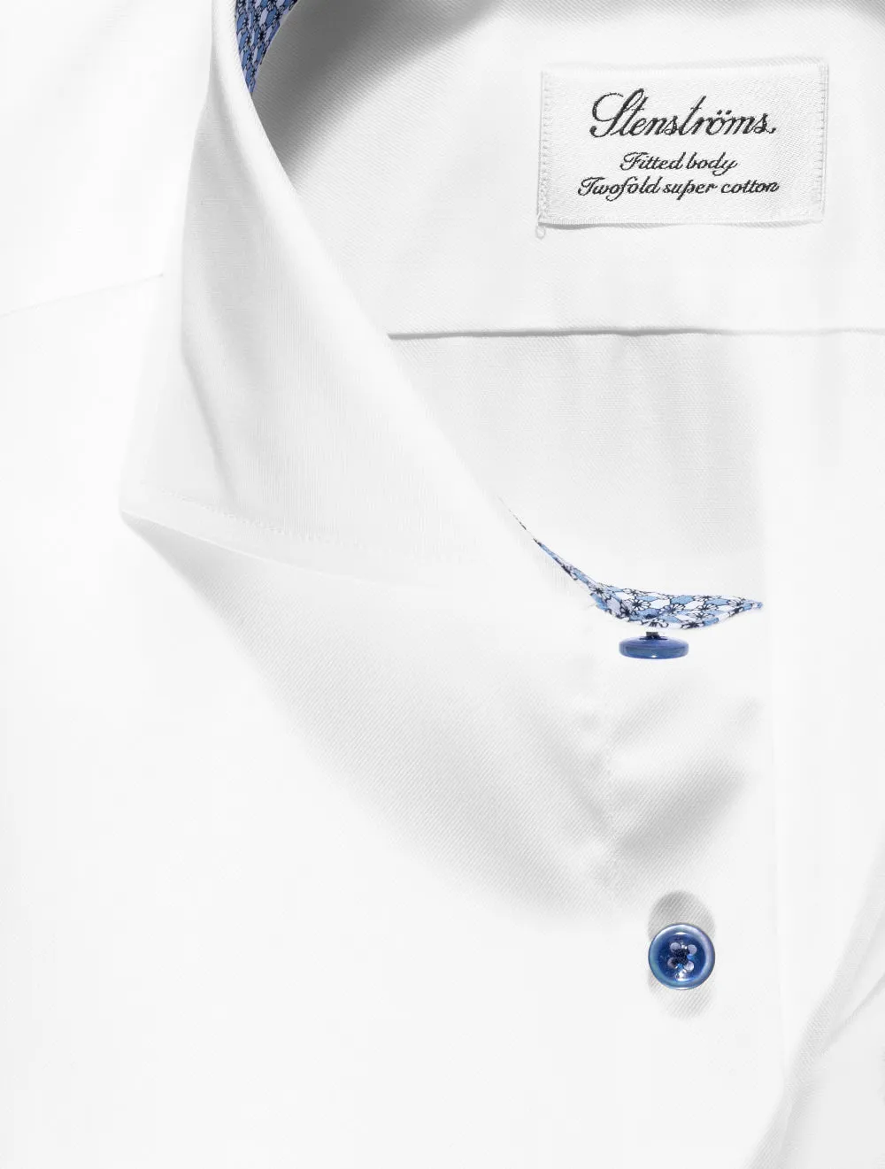 White Plain With Inlay Shirt