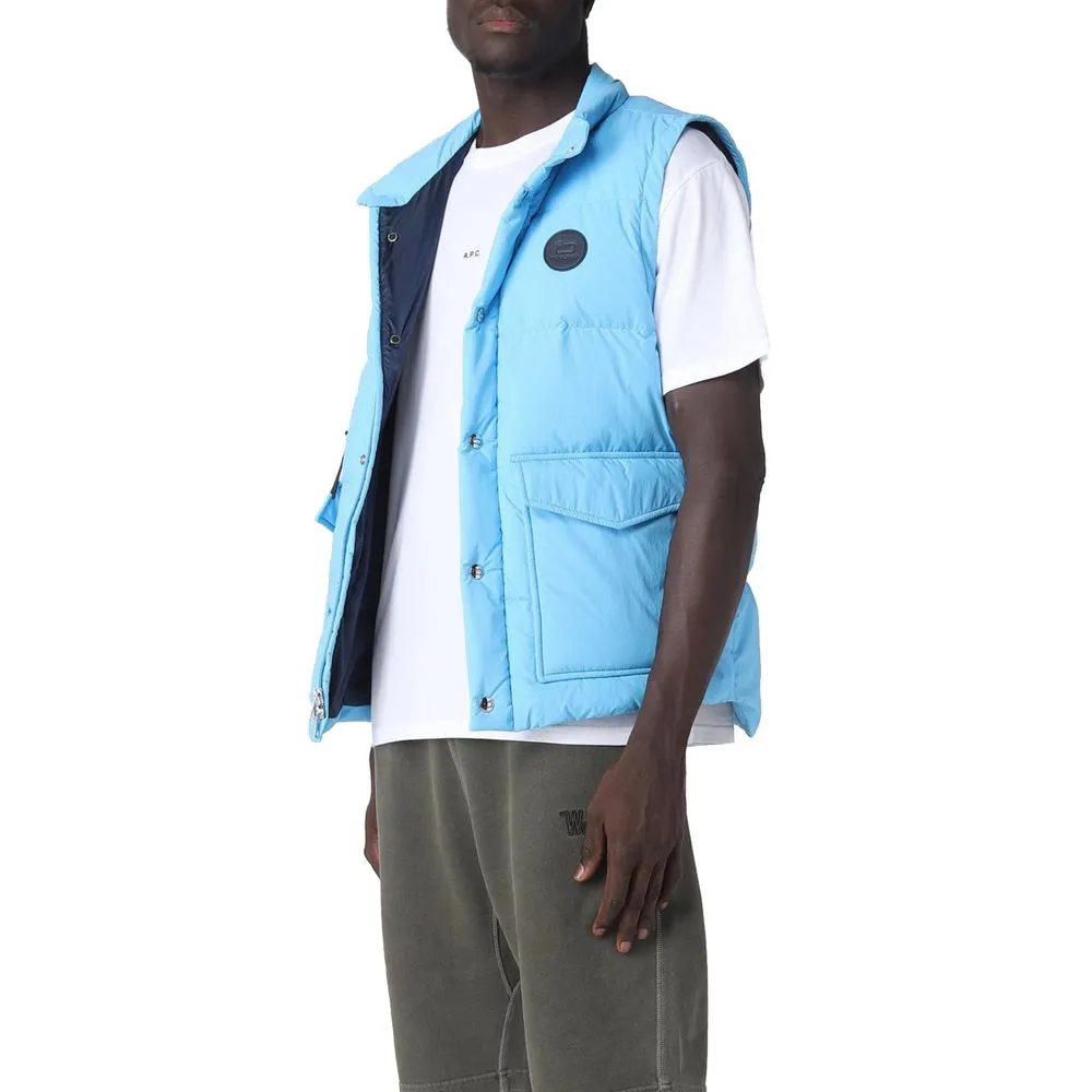 Woolrich blue Polyester Men's Vest